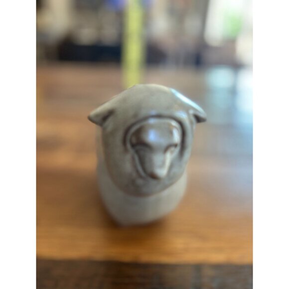 Vintage Pottery Stoneware Sheep Figurine Decorative Collectible - Picture 2 of 9